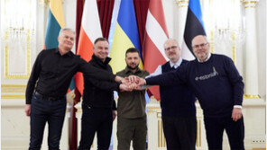 5개국 정상, 우크라 수도서 만나 대러 공동대응 논의