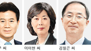 감사위원 이남구-이미현, 상임선관위원 김필곤 