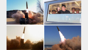 北 “신형 전술유도 무기 시험발사 성공…김정은 참관”