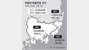 ‘부울경 특별연합’ 오늘 출범… 1시간 생활권 추진 