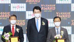 동아오츠카, 한국배구연맹(KOVO) 감사패 수상…“프로배구 발전에 기여”