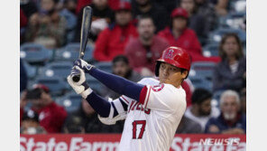 LAA 오타니, 8경기 연속 안타 행진…타율 0.234