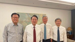 尹, 성김과 깜짝 만찬…“사적 만남, 외교적 의미 없어”