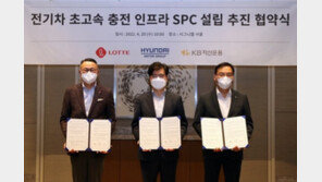 롯데, 2025년까지 전국에 초고속 전기차 충전기 5000기 설치한다