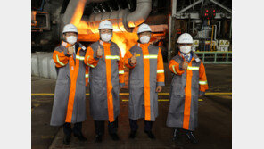 尹 포스코 광양제철소 방문…“포스코, 대한민국 산업발전 주축”