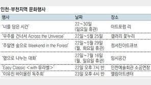 [인천판/문화가]인천·부천지역 문화행사
