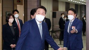 尹·최태원 “우리는 원팀”…대한상의 ‘재계 맏형’ 판정승