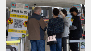 오후 9시 7만5779명 확진…1주 전보다 1만5629명↓