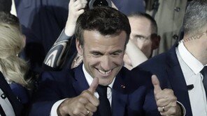 바이든, 마크롱 재선 축하…“글로벌 난제 해결 핵심 협력국”