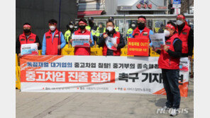 대기업 중고차 진출 ‘절충안’ 28일 결론…심의회 개최