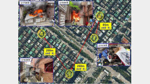 ‘소주 2병·맥주 10병 먹고 4차례 연쇄방화’…불법체류 중국인 검거