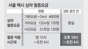 택시대란에… 서울, 밤 10시부터 ‘심야할증’ 검토 