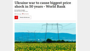 WB, 우크라전으로 50년래 최대 물가충격에 스태그플레이션 경고
