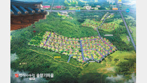 소나무 숲에 둥지 튼 청정주택단지… 분양가 50% 대출 가능