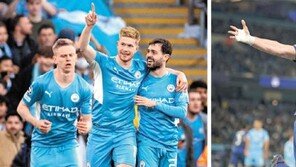 골폭죽 7번 터지고… 맨시티가 먼저 웃었다