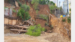곤지암 빌라 신축현장서 토사 20톤 ‘와르르’…주변 16가구 한밤 대피소동
