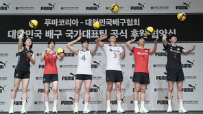 배구 국가대표팀 ‘흰빨검’ 새 유니폼 발표…태극기·전통 문창살에서 영감