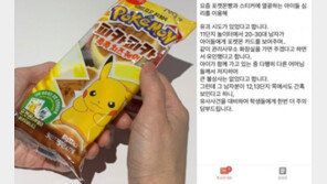 “포켓몬빵 보여주며 어린이 유괴 시도” 충격의 학교안내문