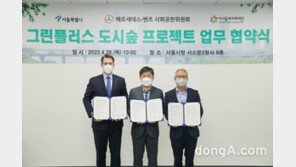 벤츠코리아, 서울시와 ‘그린플러스 도시 숲 프로젝트’ 공동 추진