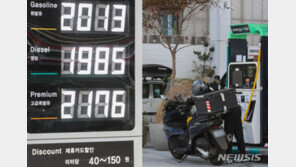 전국 휘발윳값, 리터당 1968.2원…내달부터 유류세 30% 인하