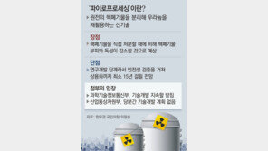 원자력硏 “핵폐기물 기본계획에 파이로프로세싱 포함해야” 