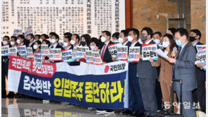 국민의힘, 文대통령 면담 요청…“임기 말까지 국민 무시”