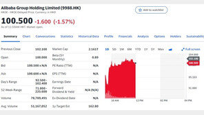 마윈 구속 루머로 알리바바 주가 한때 9.4% 폭락