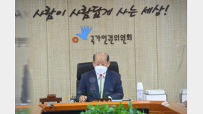 송두환 인권위원장 “어린이·청소년 행복지수 OECD 최하위…독립된 인격체로 존중을”