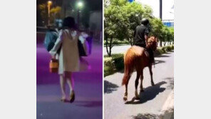 ‘中 경제 수도’ 상하이 시민이 말 타고 나온 까닭