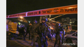 이스라엘서 팔레스타인인 흉기 공격에 행인등 3명 피살 4명부상