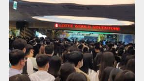롯데월드, 어린이날보다 방문객 30% 더 많았다… 한때 입장제한