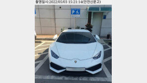 장애인 구역 람보르기니 주차한 커플, 양보 요청 무시 “등록증 있다”