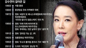 “돈이 없지 가오가 없냐”던 강수연, 그녀가 걸어온 길