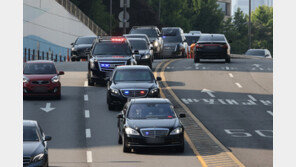 尹대통령 사저→집무실 첫 출근길 9분, 우려했던 교통체증 없었다