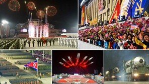 김정은, 바이든 따라 했나?…전문가 “열병식, 북한판 NPR”