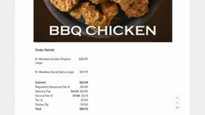 치킨 두마리 10만원? 1조각 단가 비교해보니…