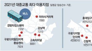 작년 서울 대중교통, 강남역-고속터미널 가장 붐볐다