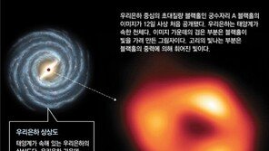우리은하 중심부 블랙홀 첫 포착… 아인슈타인 예측이 옳았다 