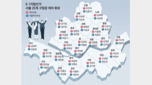 서울 25곳 ‘구청장 혈투’…국힘 ‘여당 프리미엄’ vs 민주 ‘현역 프리미엄’