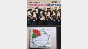 “6·25 참전 용사에 카네이션 액자 드려요”