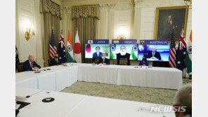 “쿼드, 5G 등 첨단기술 민관 협력 대화 설립…정상회의 성명에 명기”