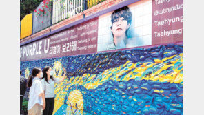 대구 서구 ‘BTS 뷔’ 벽화거리