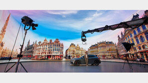 LED 디스플레이로 감싼 스튜디오