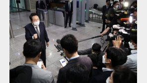 尹 “대통령실, 사람 비위·정보 캐는건 안해야”…법무부 인사검증 논란 일축