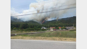 경북 울진 산불 민가로 번져…정비공장·타이어가게 등 피해 속출