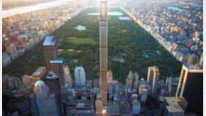 ‘연필처럼 뾰족’ 뉴욕에 나타난 새 마천루…착공 9년 만에 완공