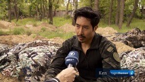 기관총 쏘고 탱크 조준…독일 방송, 이근 전투영상 공개