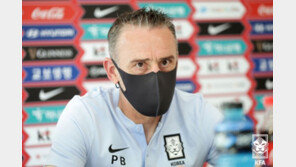 벤투 감독 “브라질전, 하나의 도전될 것…상대 압박 강하지만 우리 플레이”