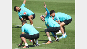 브라질 비상, 네이마르 한국전 못 뛰나…미니 게임서 발목 부상