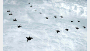 [영상]한미, F-35A 등 20대 무력시위…‘미사일 8발 맞불’ 이어 北압박